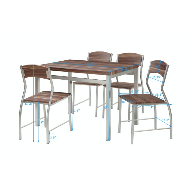 Kaelin 5 store piece dining set